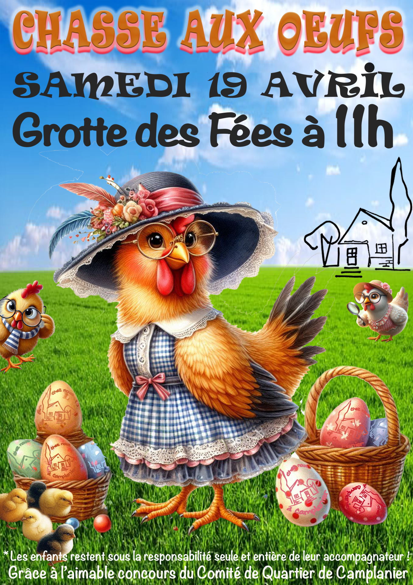 Affiche chasse aux oeufs 09 03 2025 copie