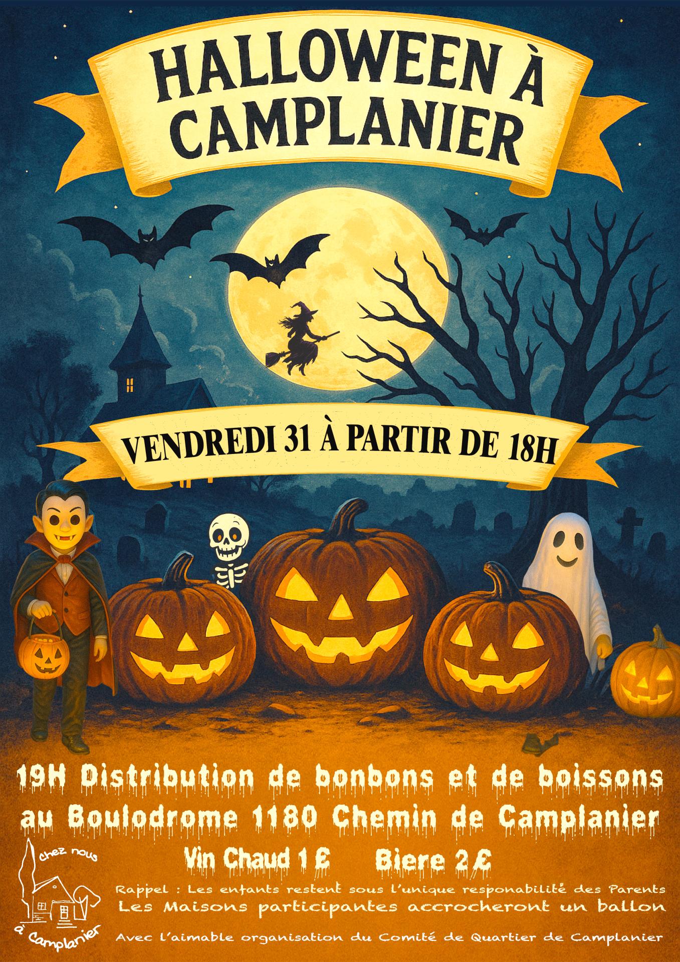 Affiche halloween site