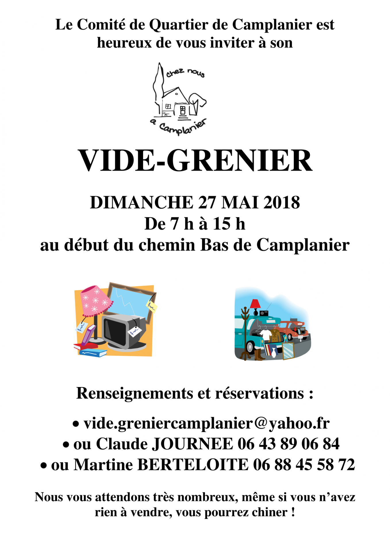 Affiche vide grenier 2018 2