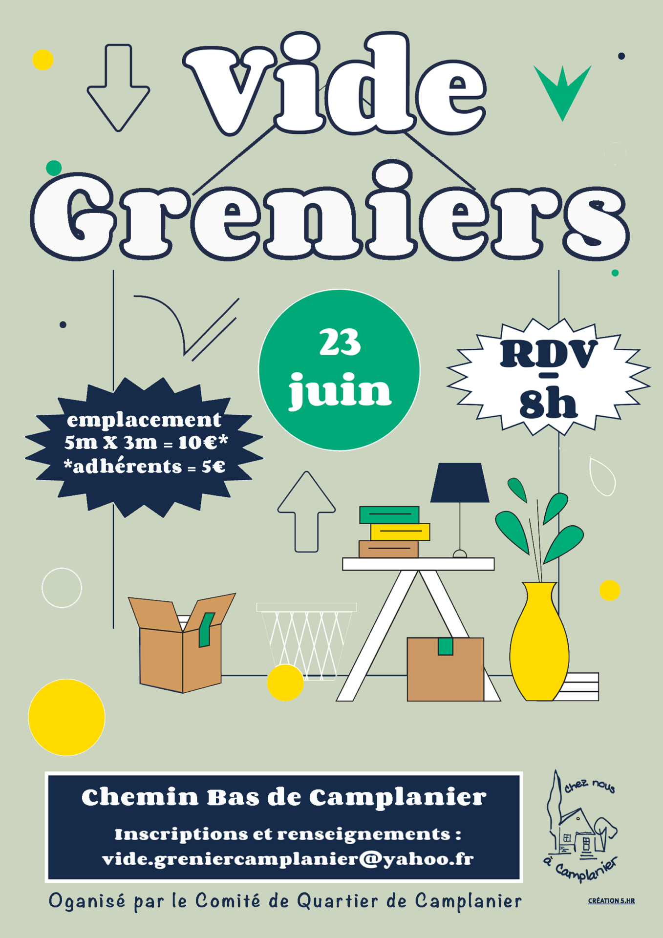 Affiche vide greniers 2024