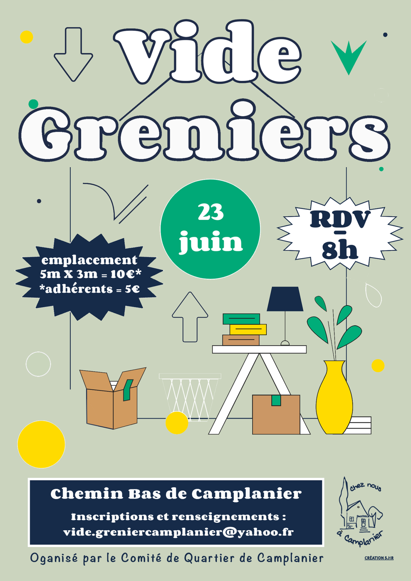 Affiche vide greniers 2025