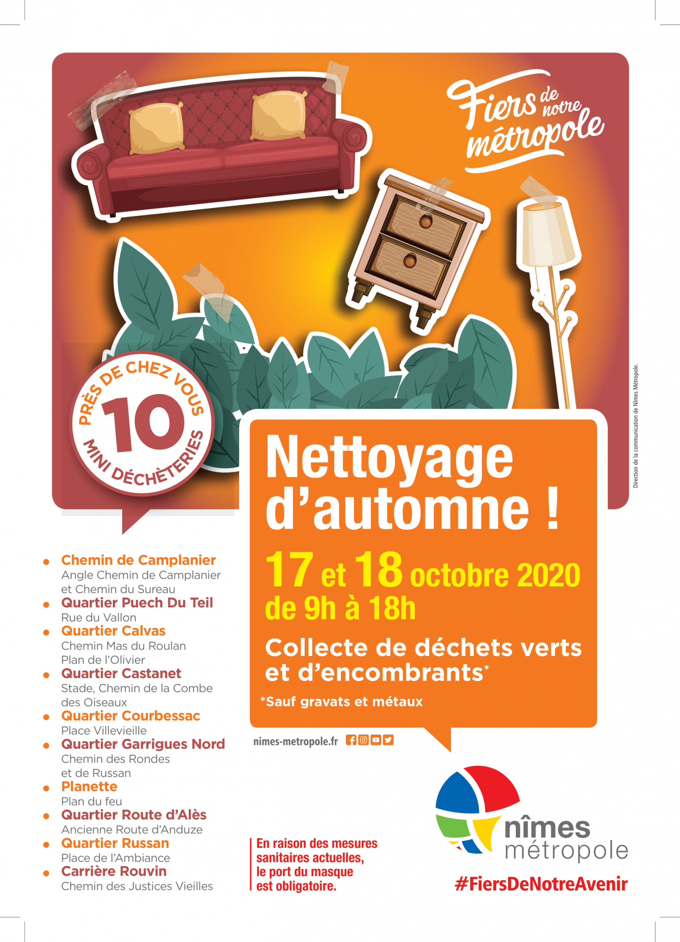 Nettoyage automne nimes 1