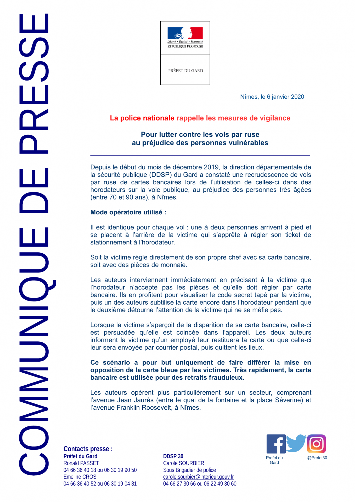 Vigilance vols par ruse cb 1